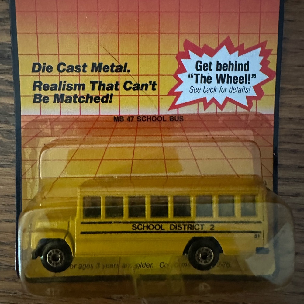 Matchbox die cast metal School Bus vintage new in box - Picture 2 of 3